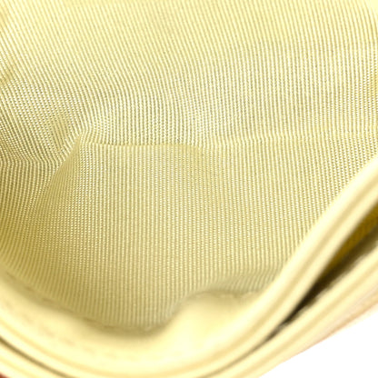 Chanel Goatskin Quilted 19 Card Holder Yellow 6 of 9
