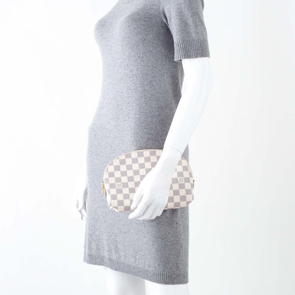 Louis Vuitton Damier Azur Cosmetic Pouch GM 2 of 7
