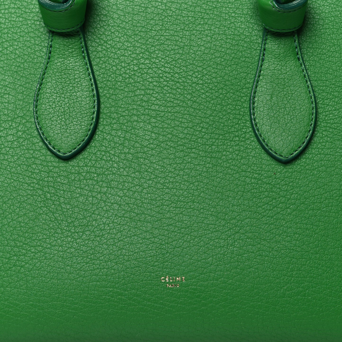 Crisped Calfskin Small Tie Knot Tote Grass Green