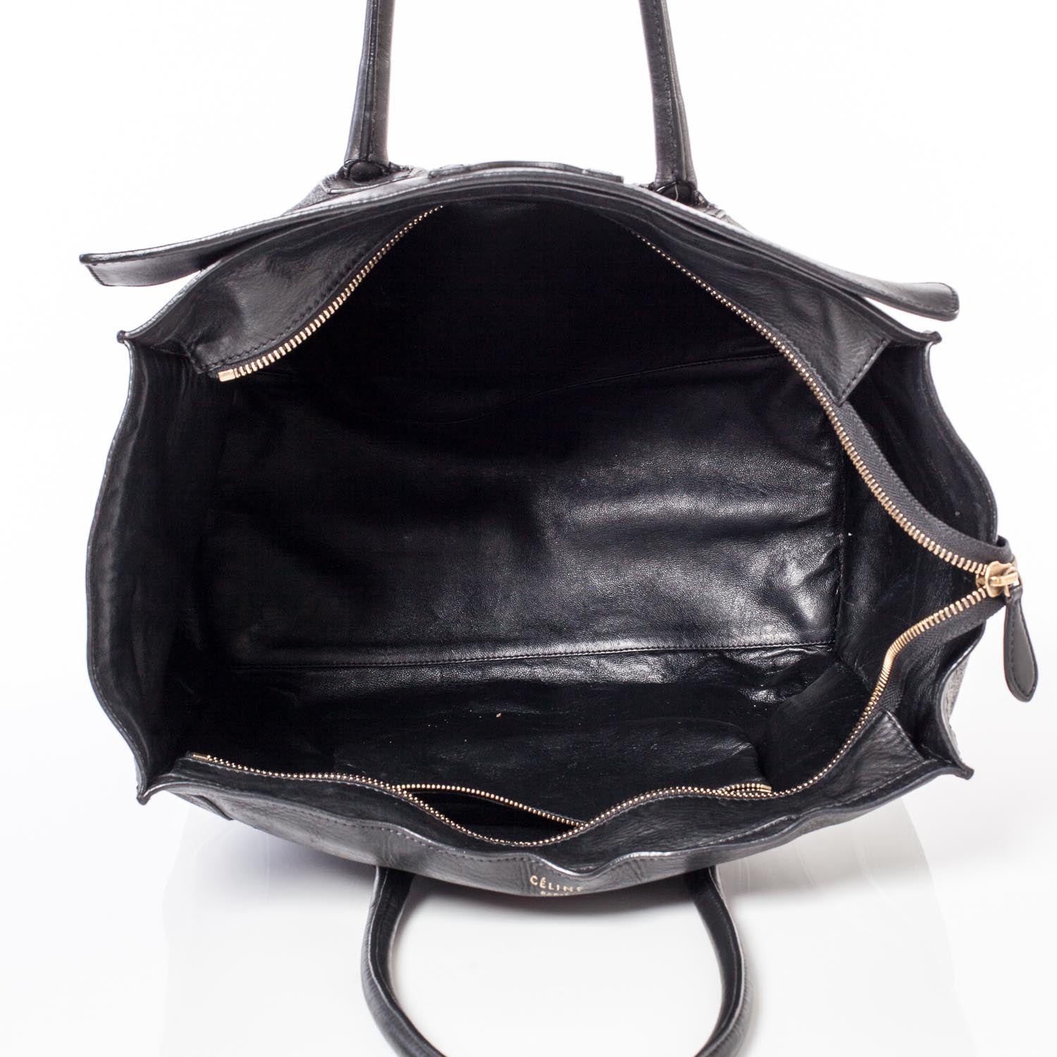 Celine Wool Racer Stripe Medium Luggage 8 of 15