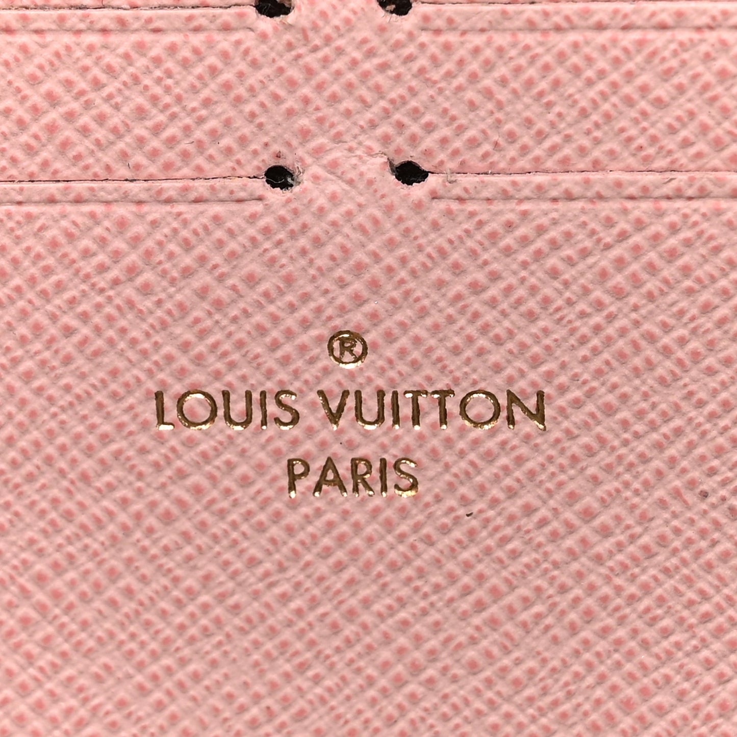 Monogram Clemence Wallet Rose Ballerine