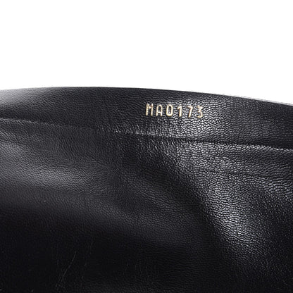 Louis Vuitton Suede Goatskin Praise High Boots 40 Black 7 of 10