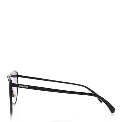 Chanel Cat Eye Sunglasses 4222 Black 3 of 8