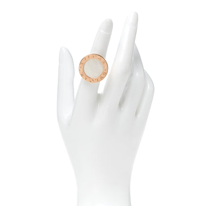 Bulgari 18K Yellow Gold Mother of Pearl BVLGARI BVLGARI Ring 52 6 2 of 6