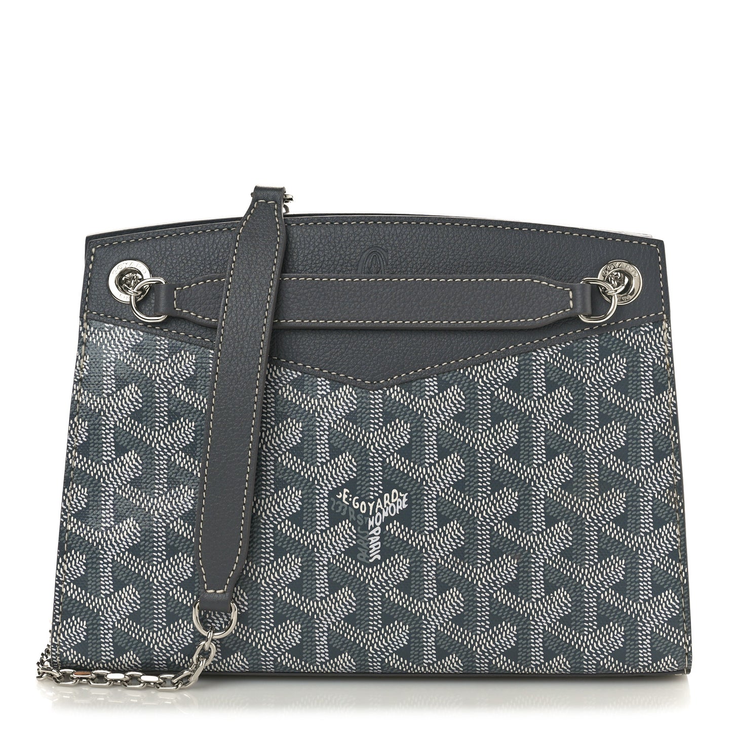 Goyardine Mini Rouette Structure Grey