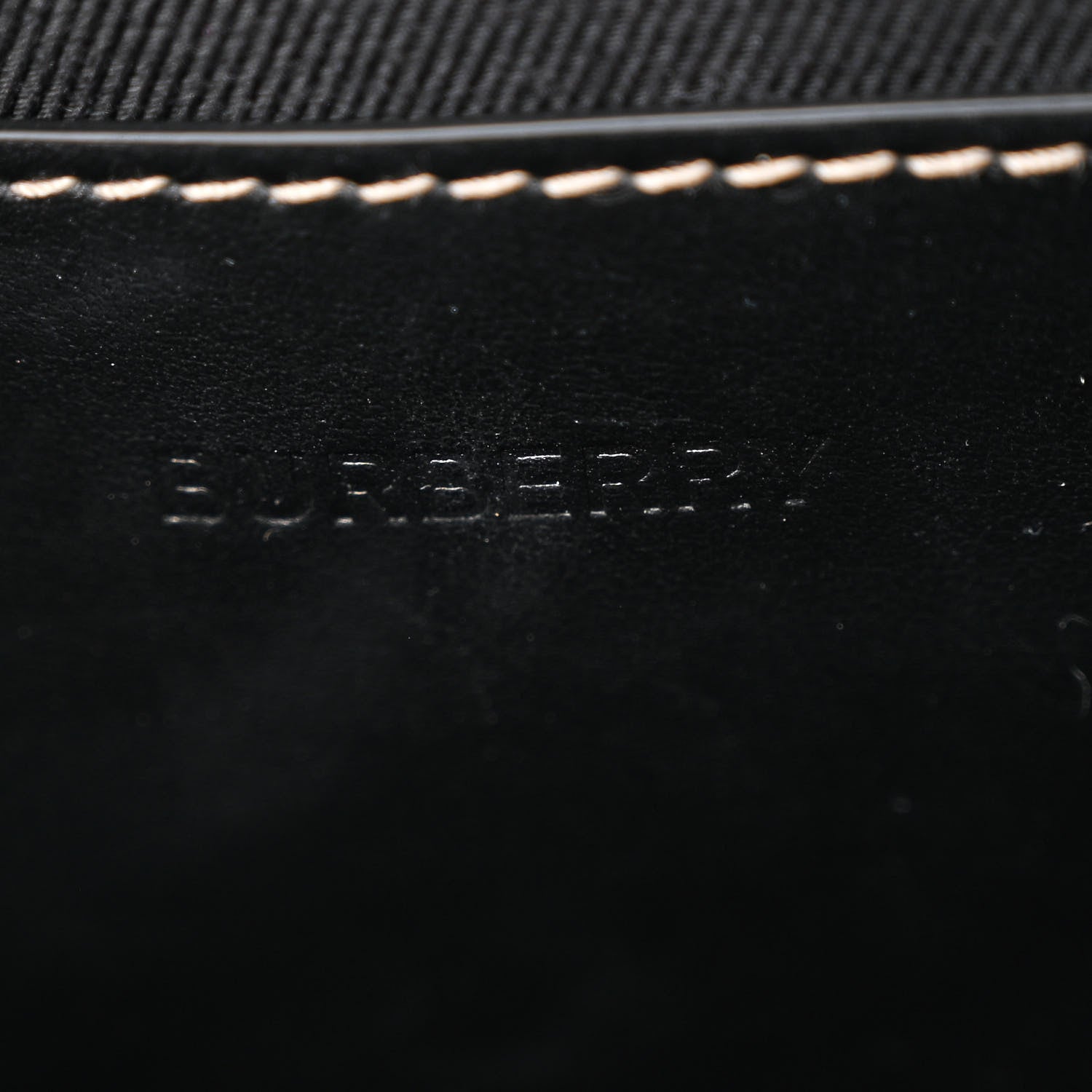 Burberry E-Canvas Calfskin Geometric Check Paddy Messenger Dark Birch Brown White 7 of 13