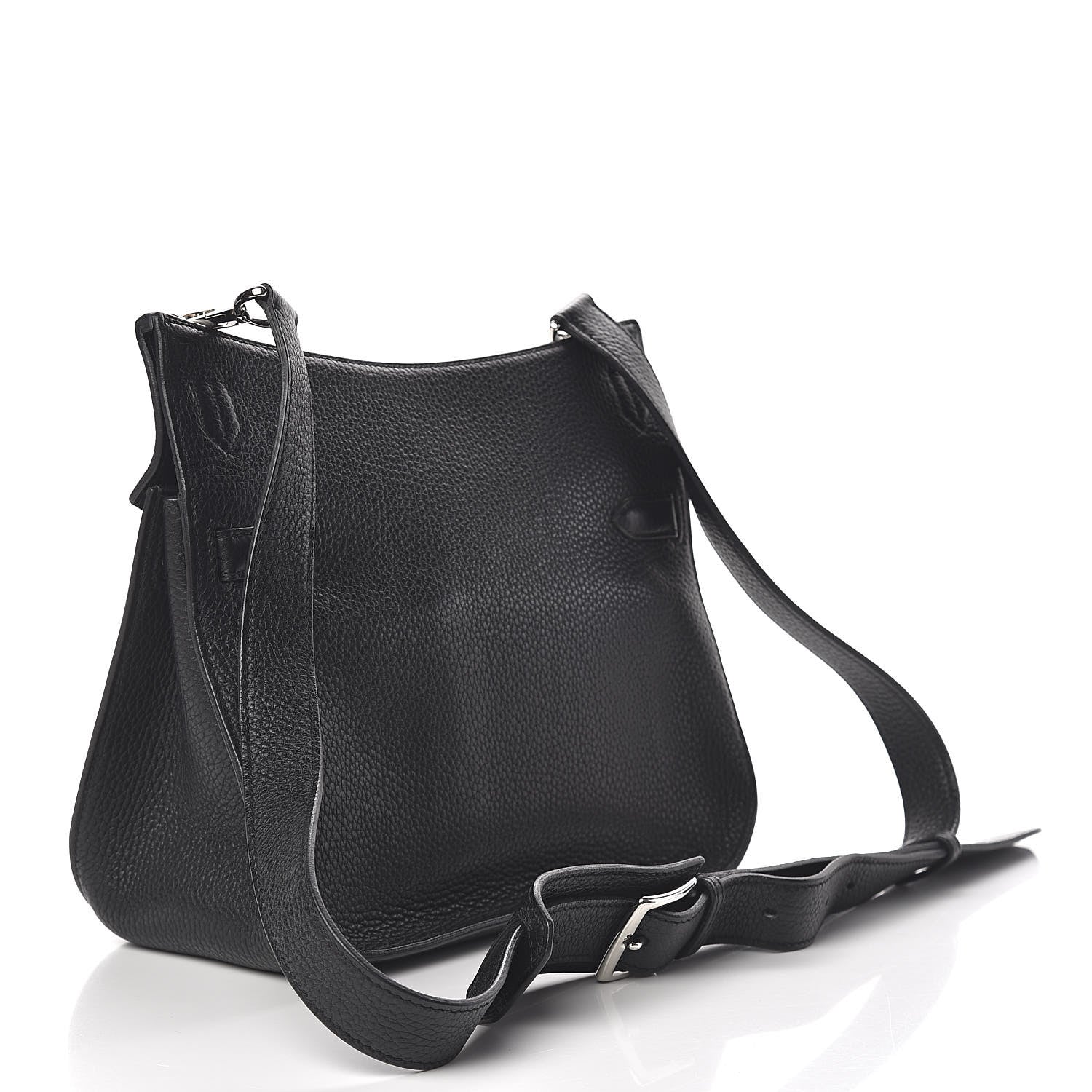 Hermes Taurillon Clemence Jypsiere 28 Black 3 of 11