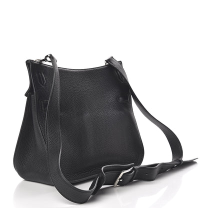 Hermes Taurillon Clemence Jypsiere 28 Black 3 of 11