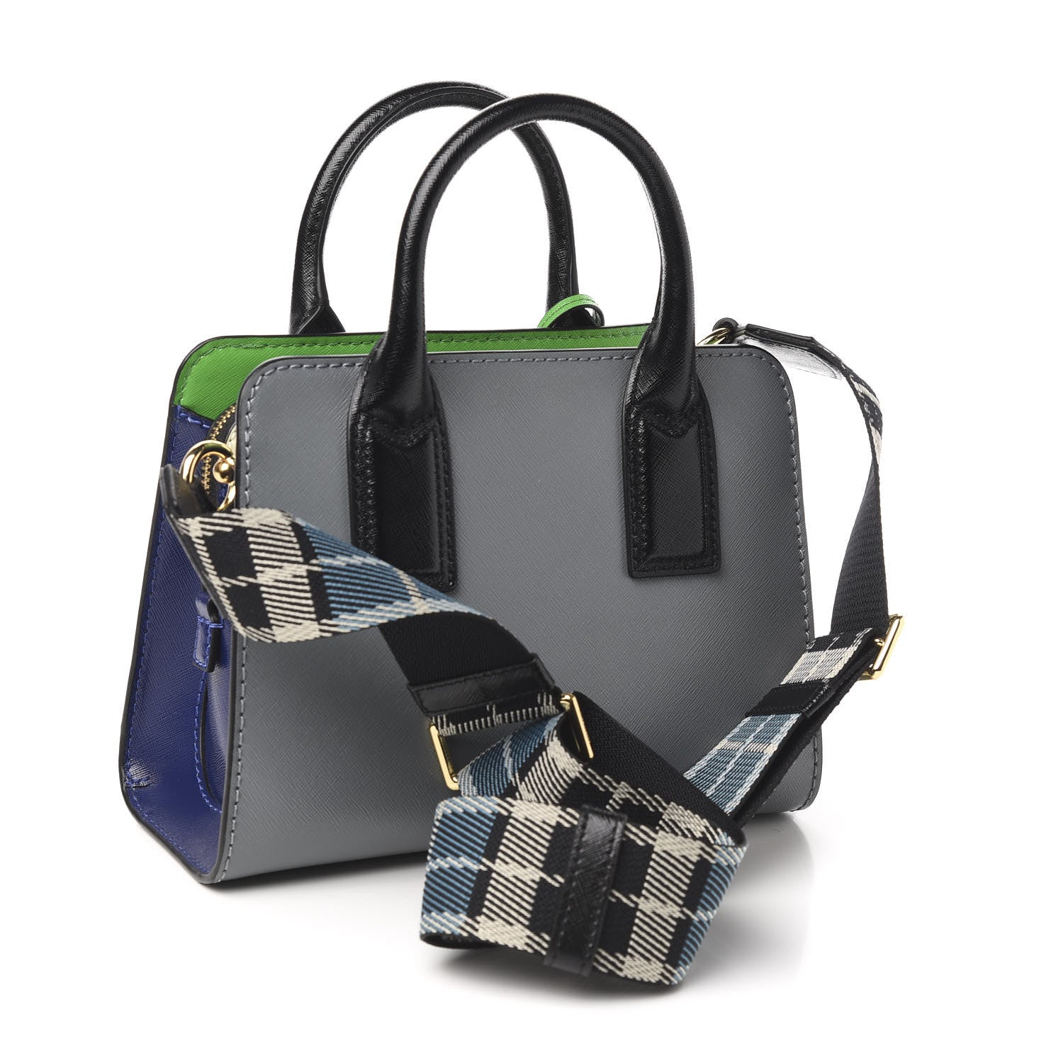 Marc Jacobs Saffiano Snapshot Tote Slate Multicolor 3 of 9