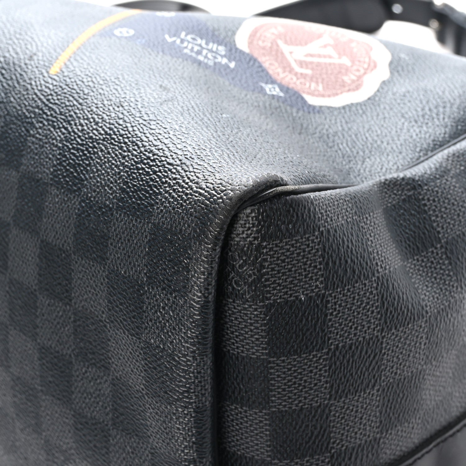 Louis Vuitton Damier Graphite LV League Keepall Bandouliere 45 9 of 11