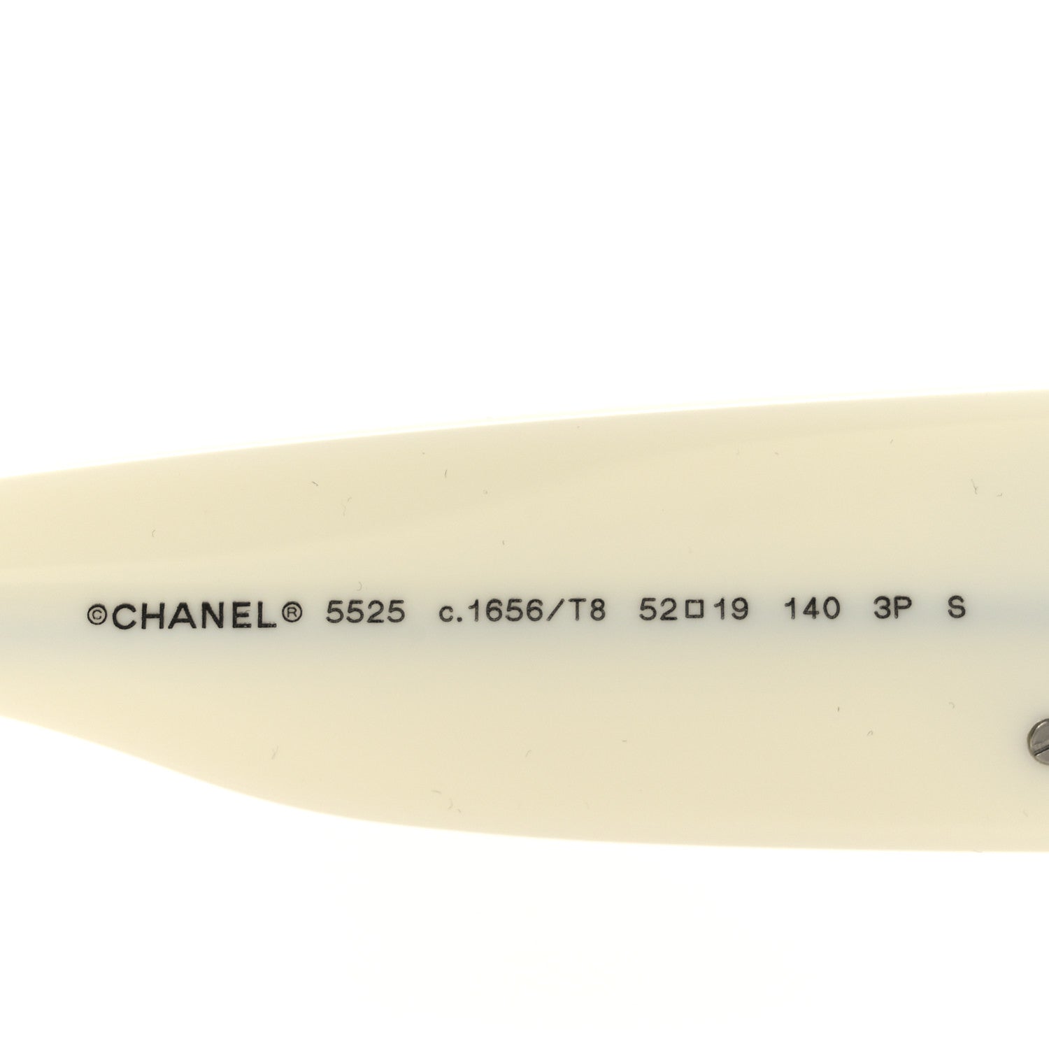 Chanel Acetate Rectangle Sunglasses 5525 Black White 6 of 7