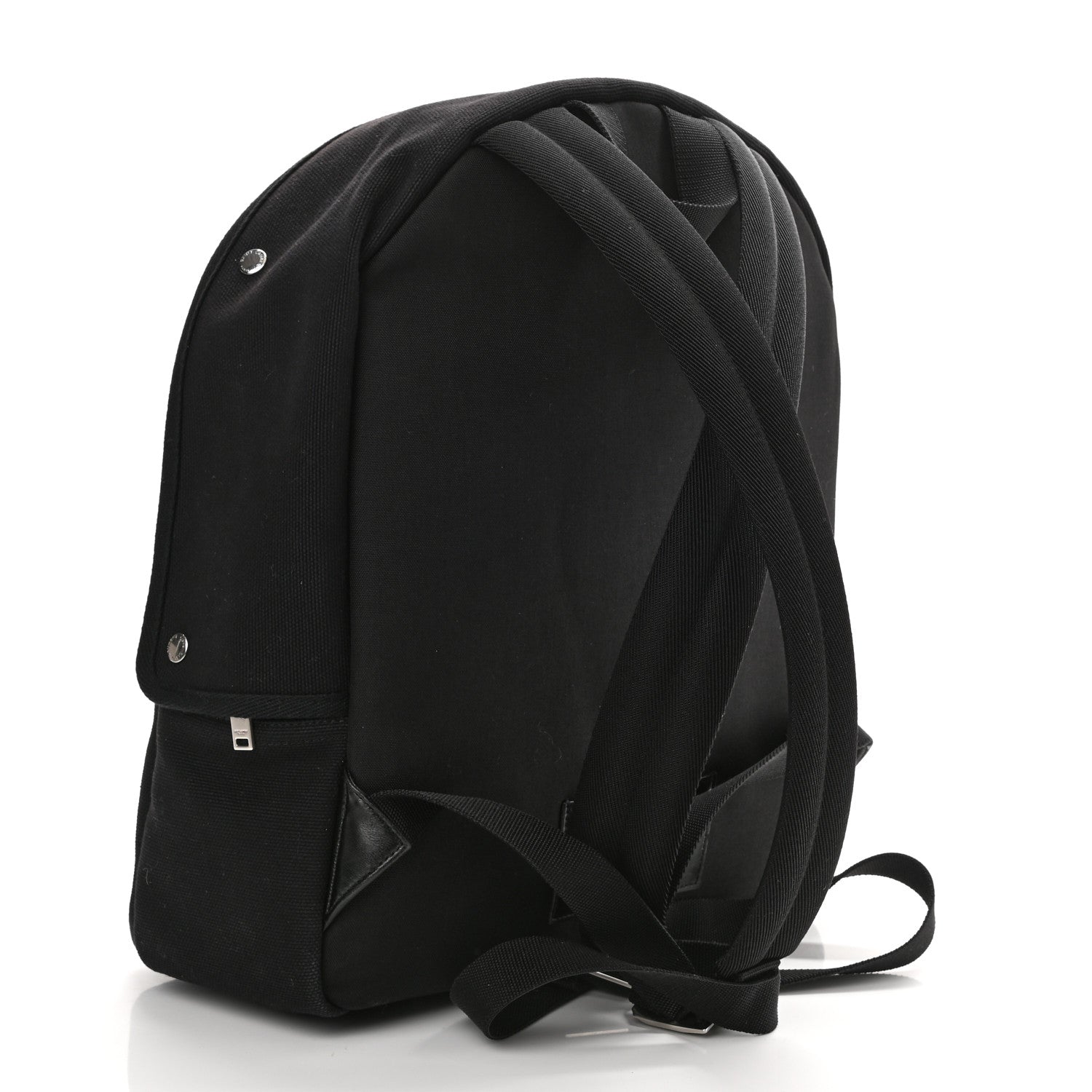 Saint Laurent Canvas City Backpack Black 3 of 10