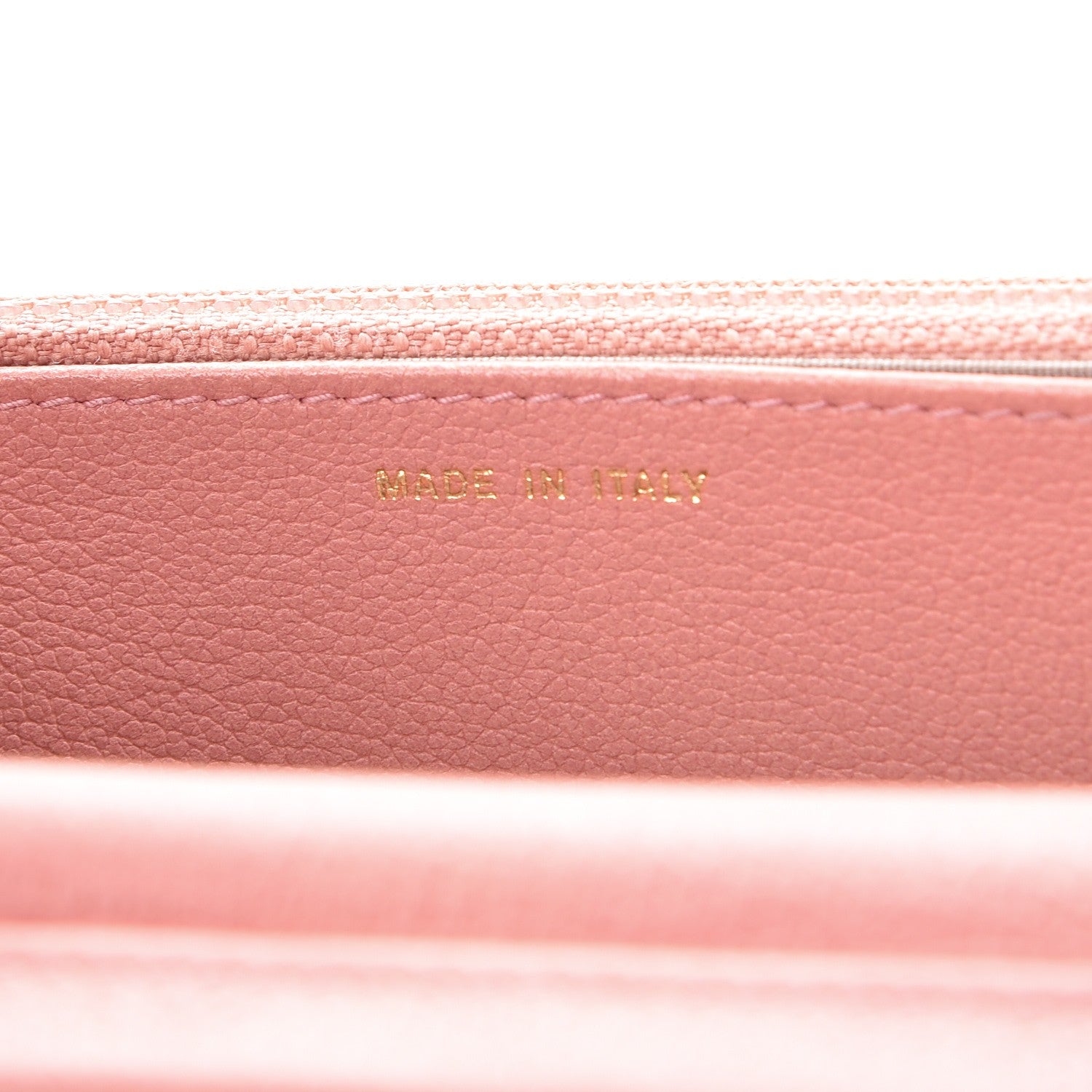 Chanel Goatskin Embossed Camellia Wallet On Chain WOC Light Pink 7 of 12