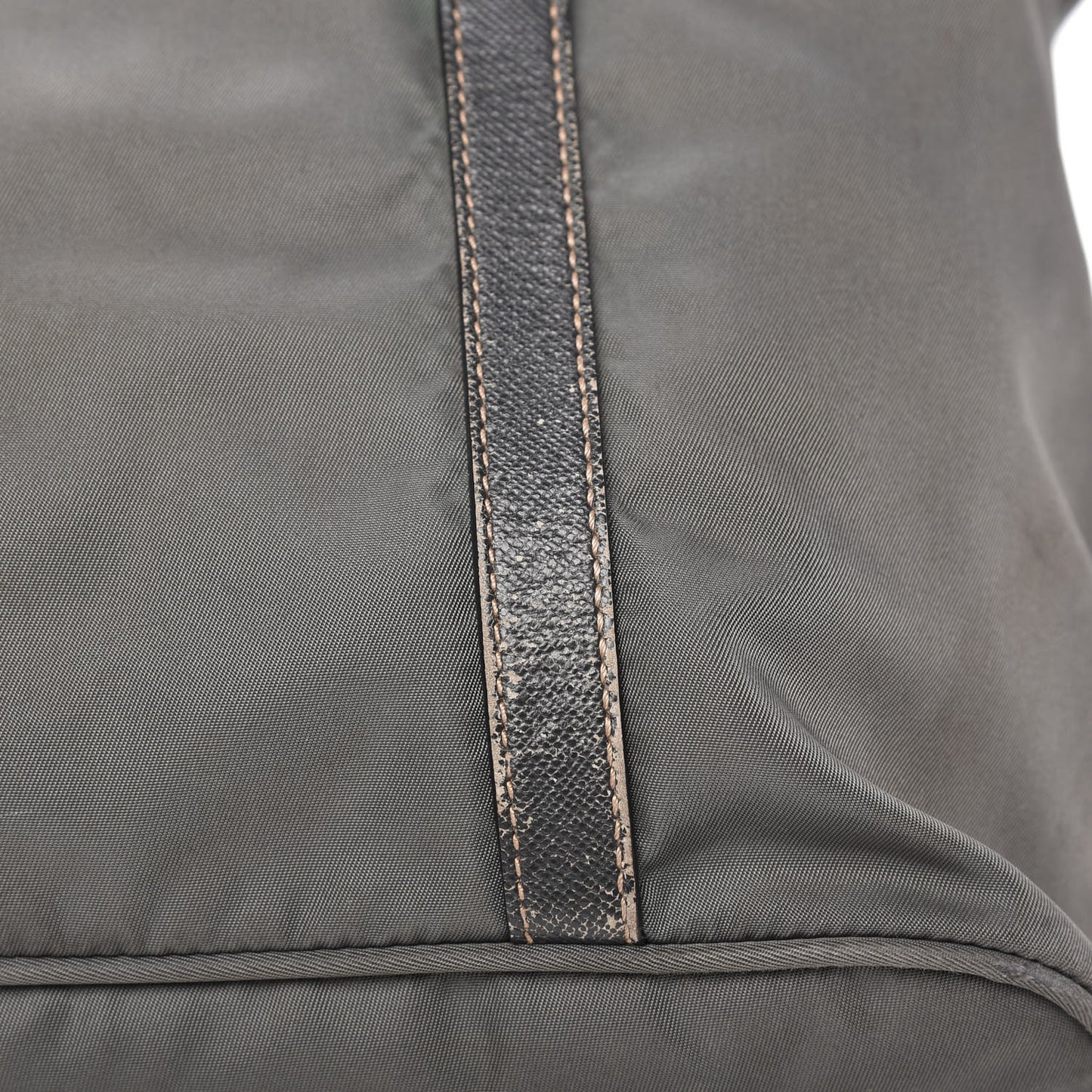 Tessuto Nylon Saffiano Tote Grey