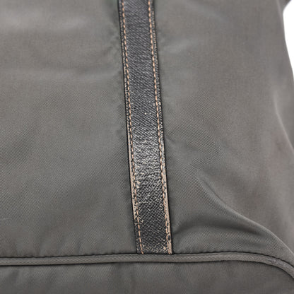 Prada Tessuto Nylon Saffiano Tote Grey 10 of 10