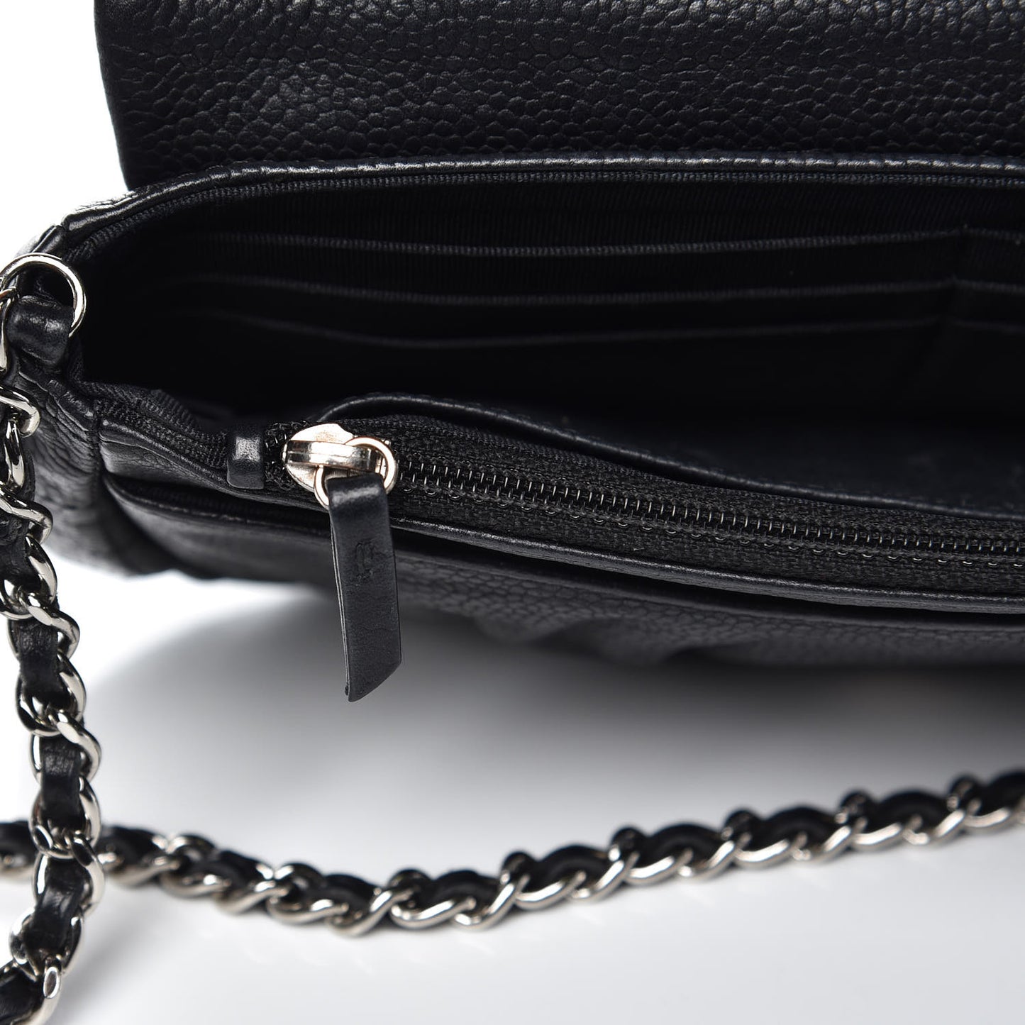 Caviar Half Moon Wallet On Chain WOC Black