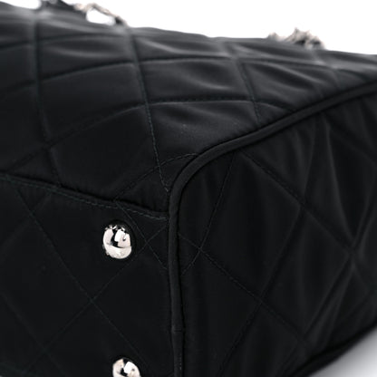 Prada Nylon Tessuto Impuntu Quilted Shoulder Bag Black 6 of 15