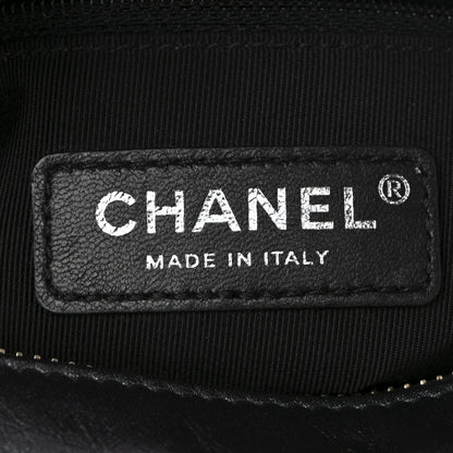 Chanel Iridescent Aged Calfskin Quilted Small Gabrielle Hobo Black 6 of 10