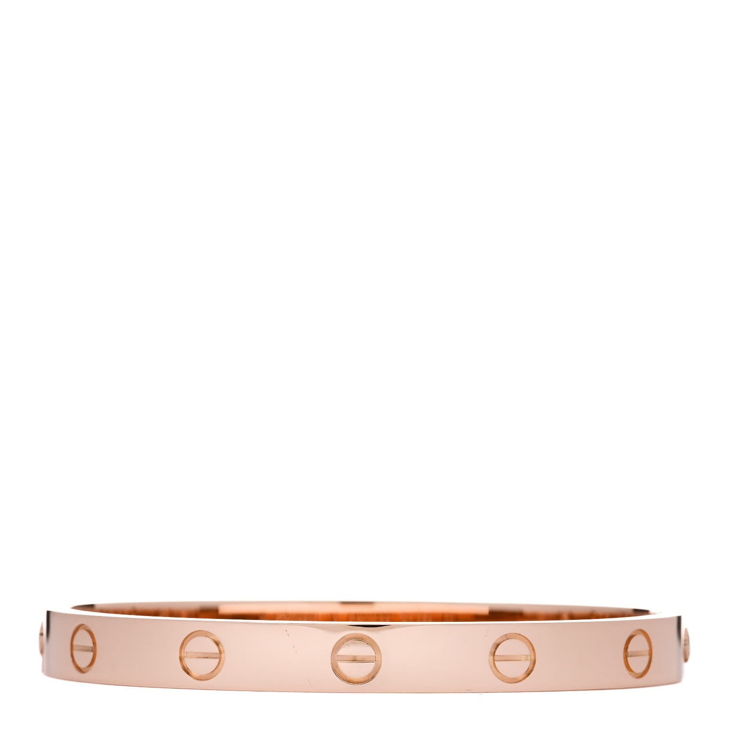 Cartier 18k Pink Gold Love Bracelet 16 2 of 9
