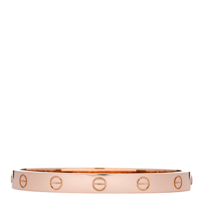 Cartier 18k Pink Gold Love Bracelet 16 2 of 9