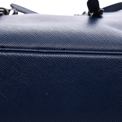 Prada Saffiano Cuir Medium Double Handle Tote Inchiostro 12 of 12