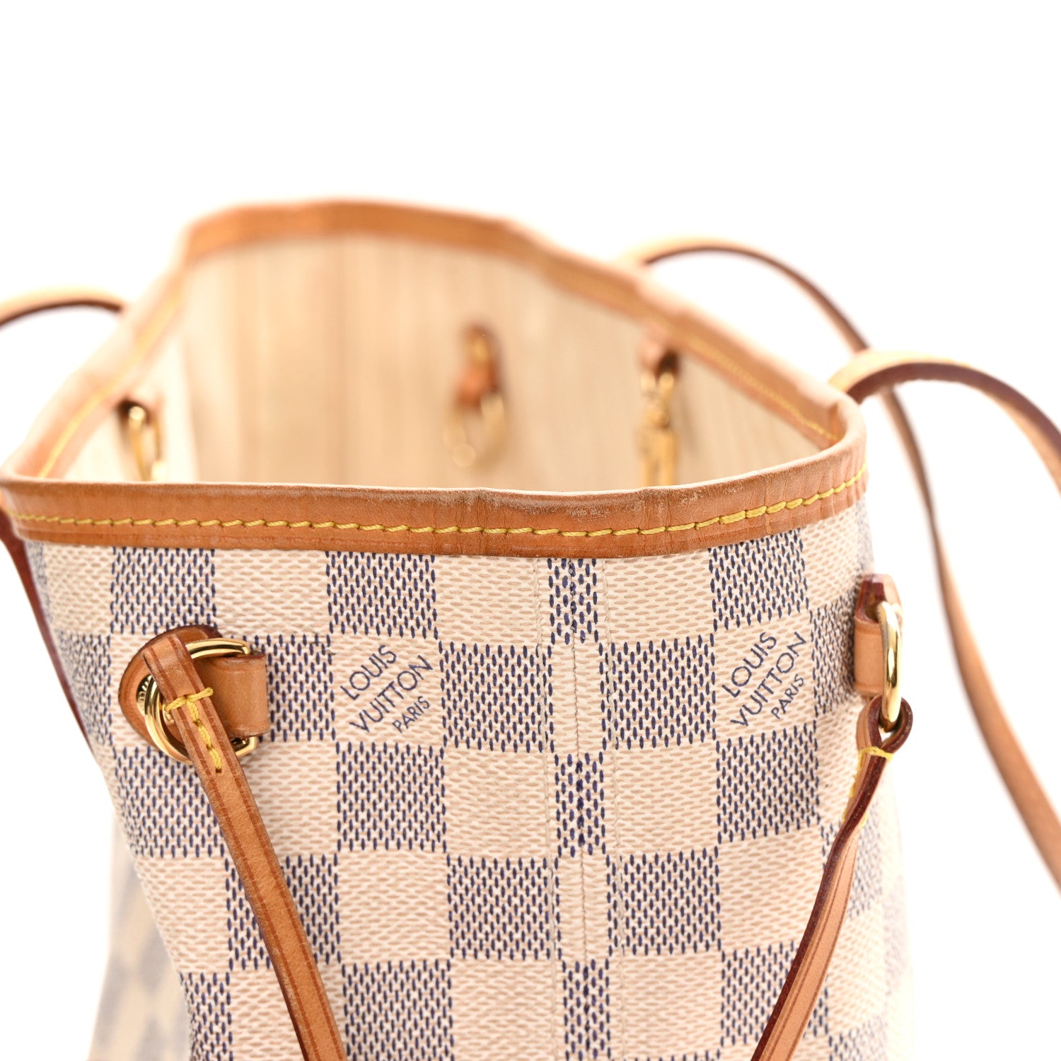 Louis Vuitton Damier Azur Neverfull PM 19 of 19