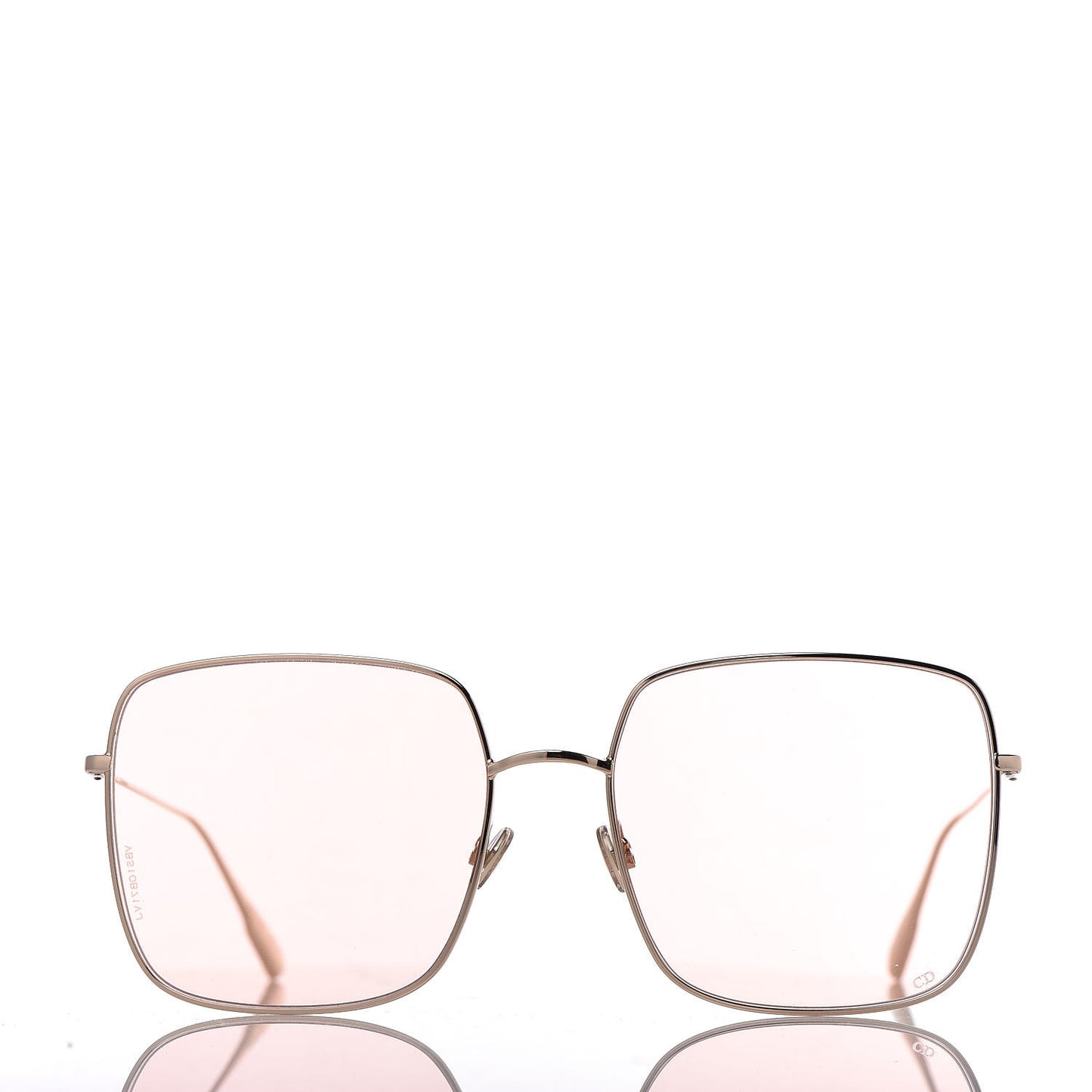 Metal DiorStellaire 1 Sunglasses Coral