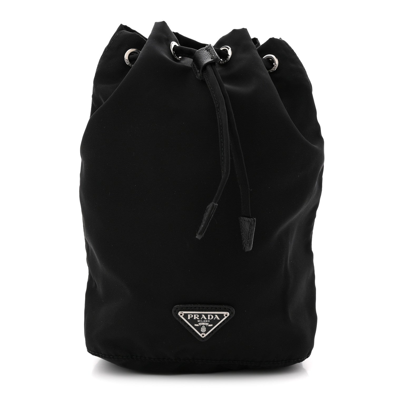 Prada Nylon Vela Drawstring Pouch Black 1 of 7