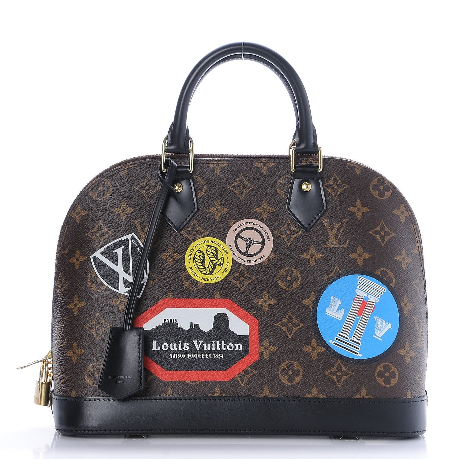 Louis Vuitton Monogram World Tour Alma PM 1 of 7