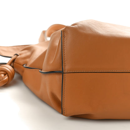 Loewe Nappa Calfskin Large Flamenco Knot Clutch Warm Desert 9 of 10