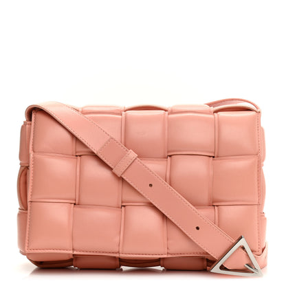 Bottega Veneta Nappa Maxi Intreccio Padded Cassette Crossbody Bag Peachy 1 of 11