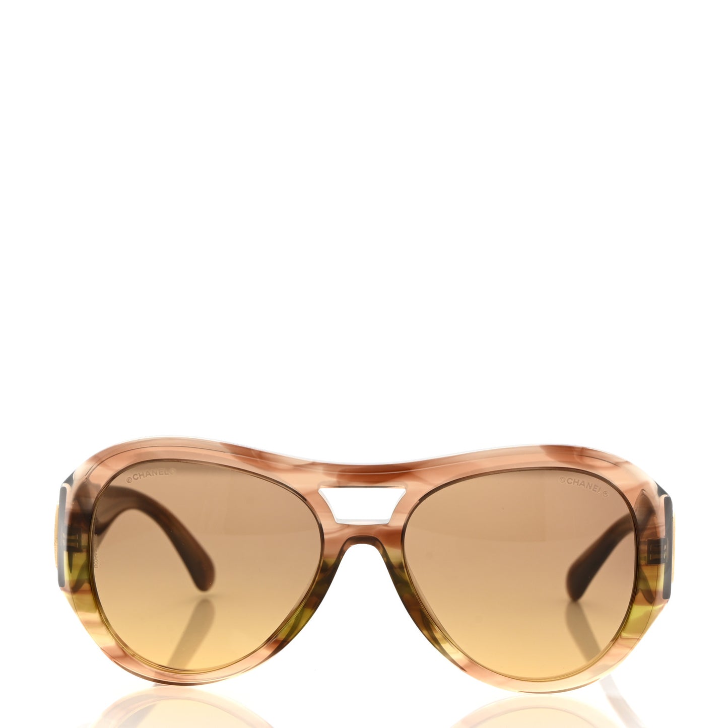 Acetate CC Pilot Sunglasses 5508 Brown
