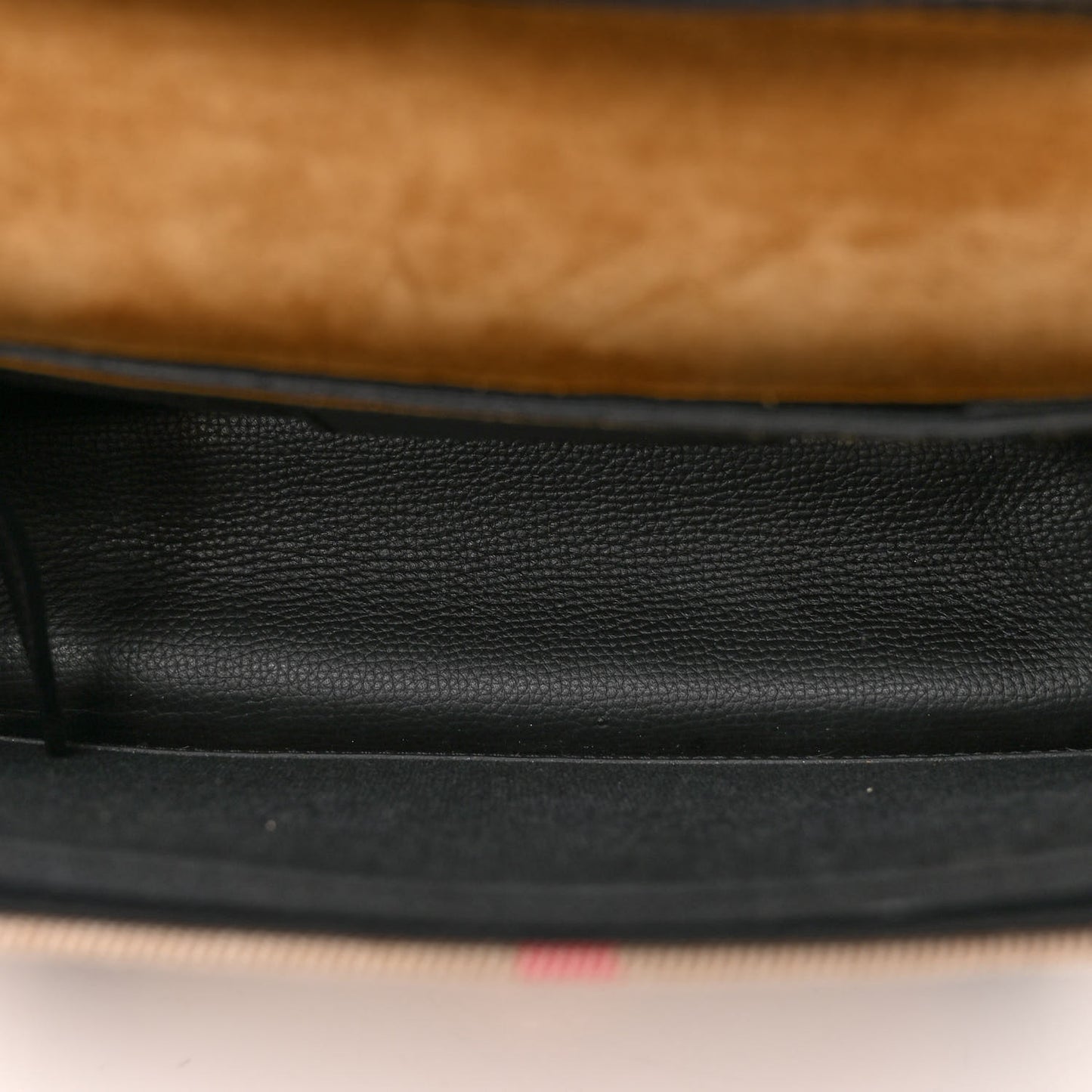 Derby Calfskin House Check Small Macken Crossbody Bag Black