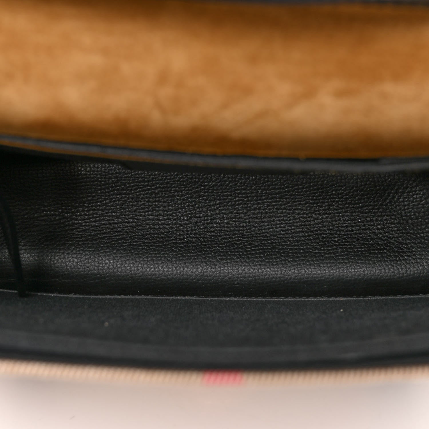 Burberry Derby Calfskin House Check Small Macken Crossbody Bag Black 5 of 13