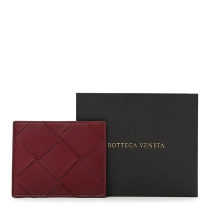Bottega Veneta Nappa Maxi Intrecciato Card Holder Red Bordeaux 7 of 7
