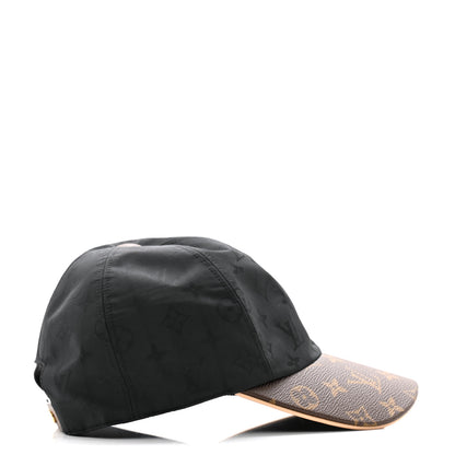 Louis Vuitton Polyester Silk Monogram LV Get Ready Cap M Black 6 of 11
