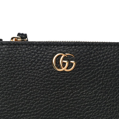 Gucci Dollar Calfskin GG Marmont Zipped Wallet Black 8 of 11