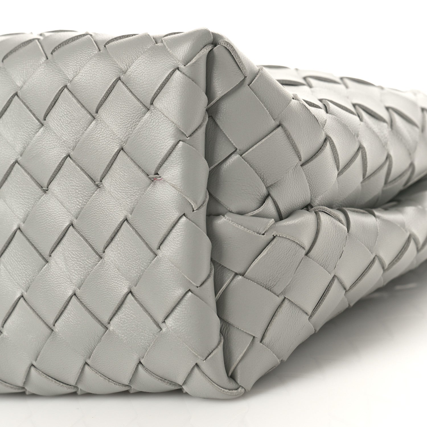 Bottega Veneta Nappa Intrecciato Small Andiamo Shoulder Bag Agate Grey 9 of 9