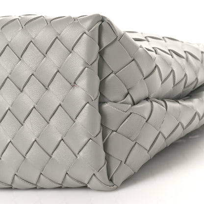 Bottega Veneta Nappa Intrecciato Small Andiamo Shoulder Bag Agate Grey 9 of 9