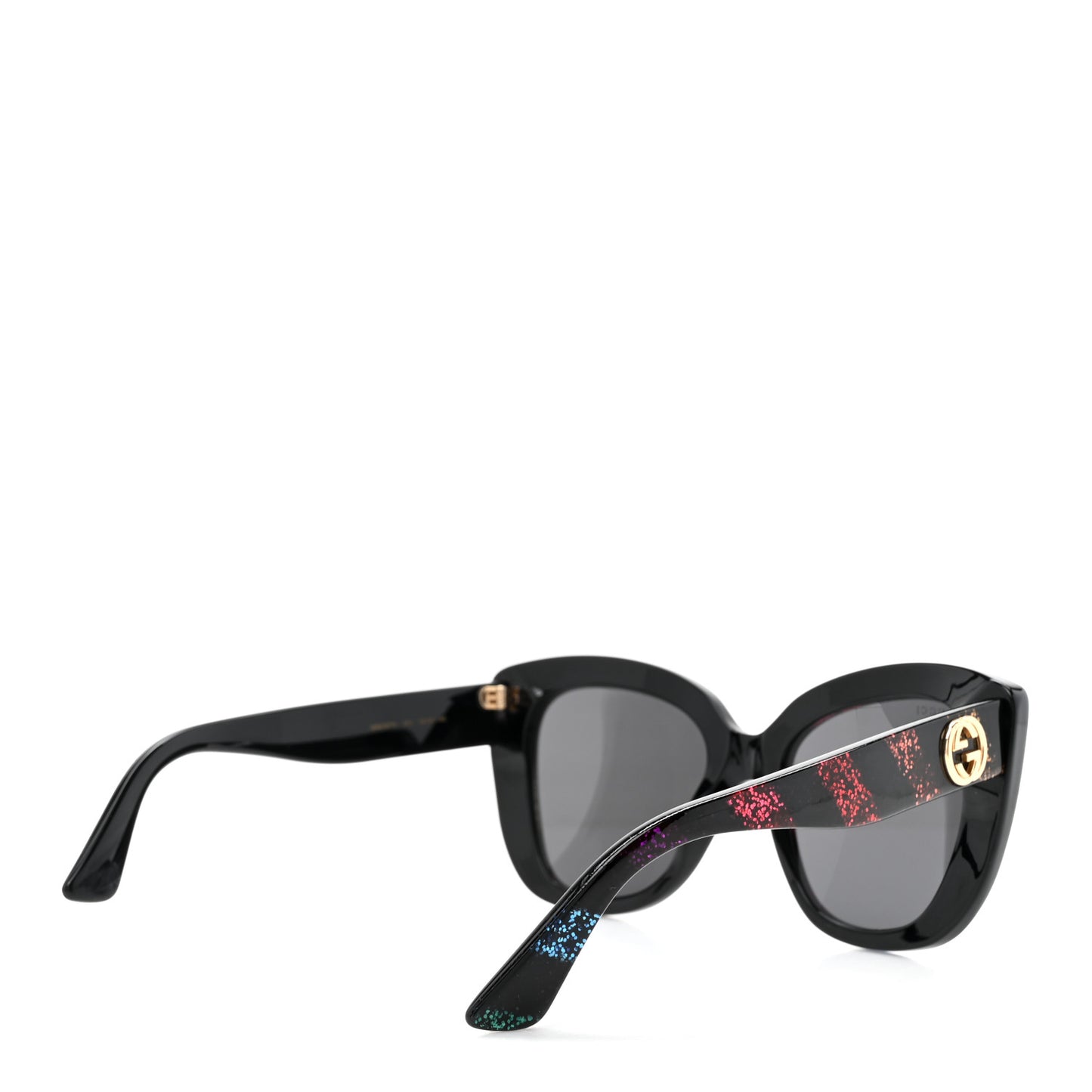 Acetate Glitter Sunglasses GG0327S Black