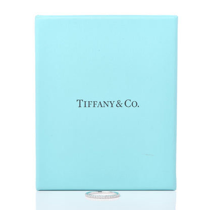 Tiffany 18K White Gold Diamond Metro Band Ring 49 5 6 of 6