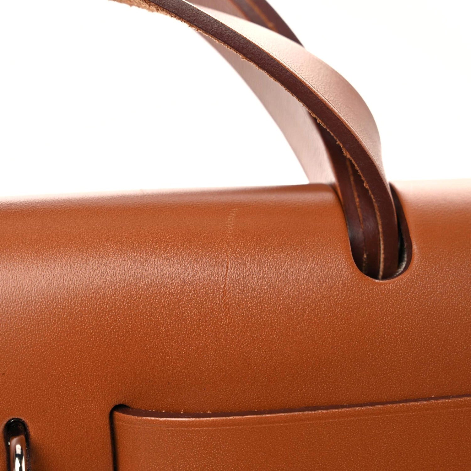 Hermes Vache Hunter Toile Herbag Zip 31 PM Etoupe Dune Fauve 10 of 13