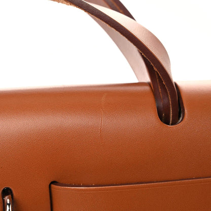 Hermes Vache Hunter Toile Herbag Zip 31 PM Etoupe Dune Fauve 10 of 13