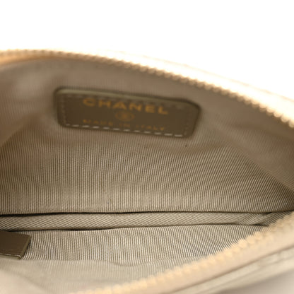 Chanel Metallic Aged Calfskin Quilted Small Reissue Cosmetic Case Gold 5 of 7