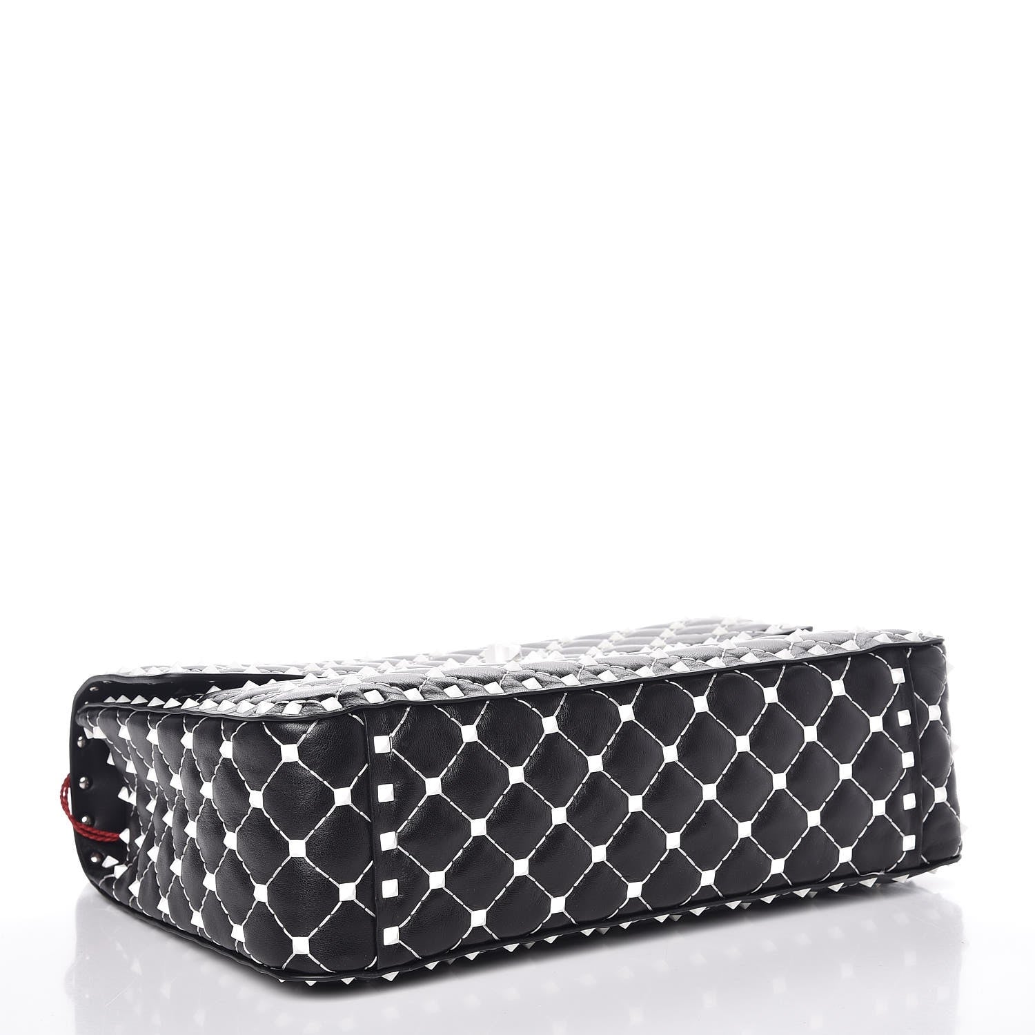 Valentino Garavani Lambskin Large Free Rockstud Spike Shoulder Bag Black 4 of 8