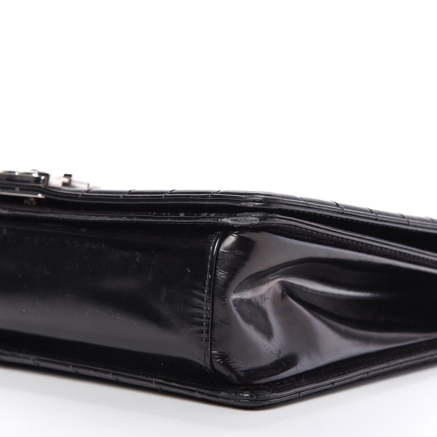 Chanel Glazed Calfskin Large Boy Flap Black 7 of 13