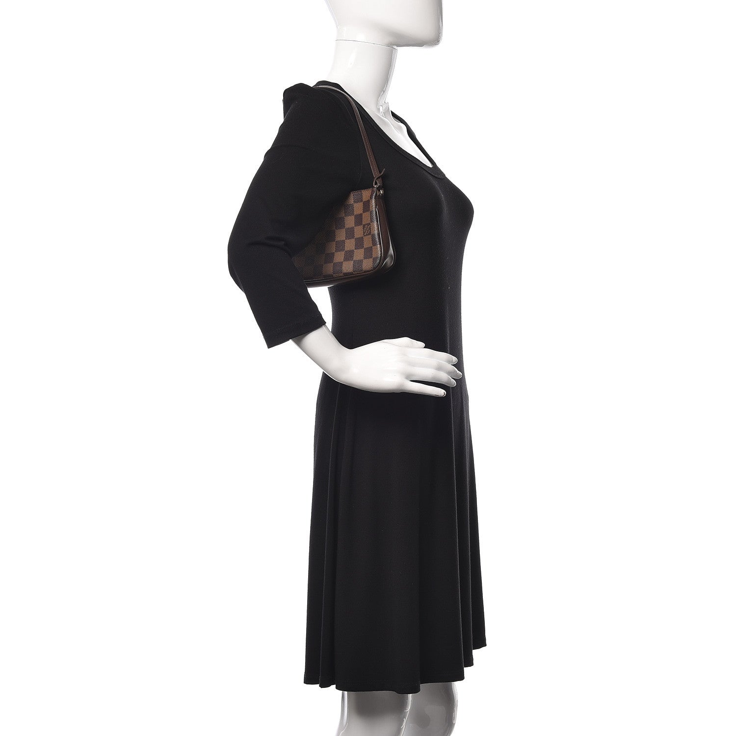 Louis Vuitton Damier Ebene Navona Pochette Accessories 2 of 9