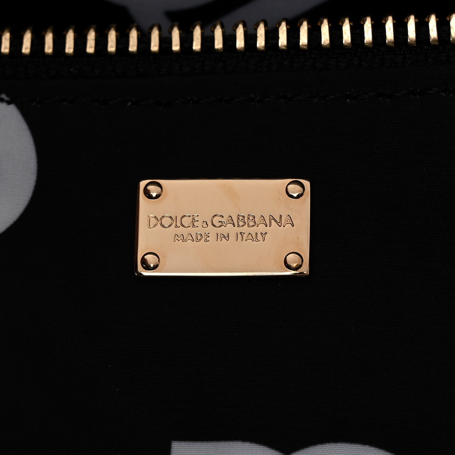 Dolce & Gabbana Calfskin DG Logo Shopper Tote Black 6 of 9