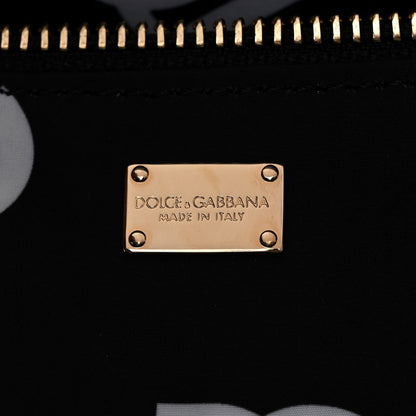 Dolce & Gabbana Calfskin DG Logo Shopper Tote Black 6 of 9