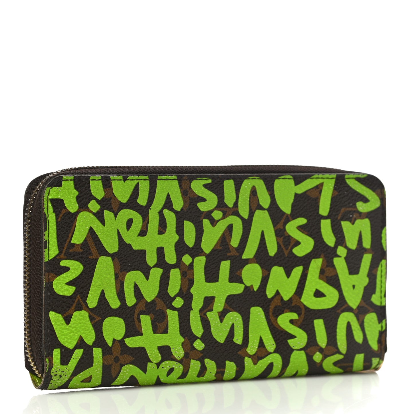 Monogram Graffiti Zippy Wallet Green